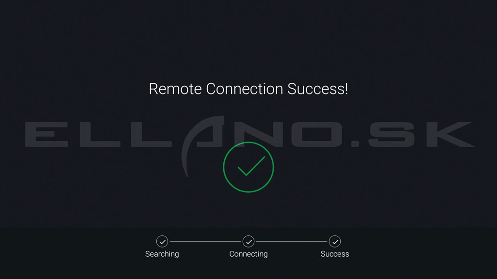 Úspešné spárovanie Bluetooth ovládača s Android TV boxom