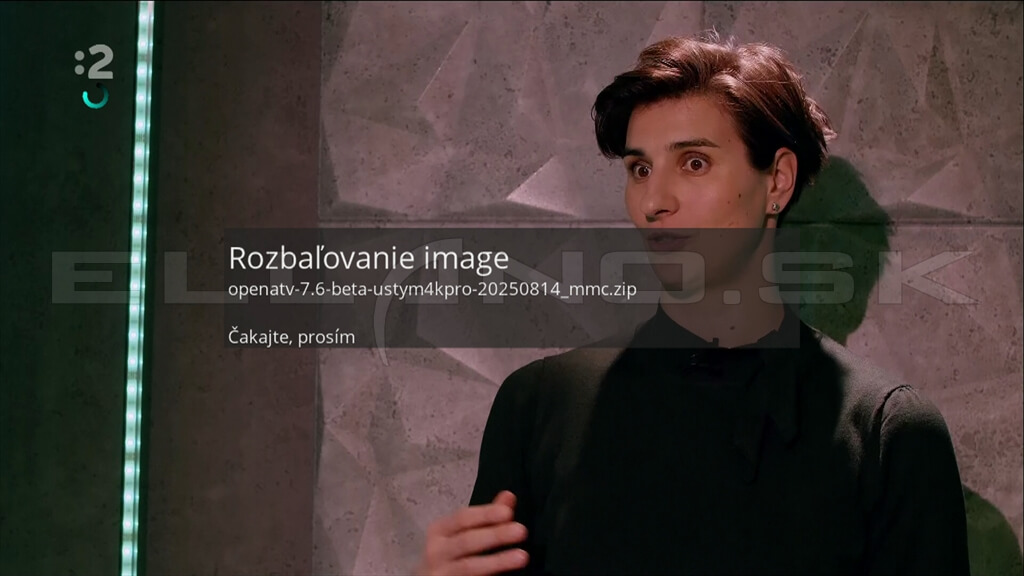Inštalácia image do multiboot slotu 5 – priebeh flashovania