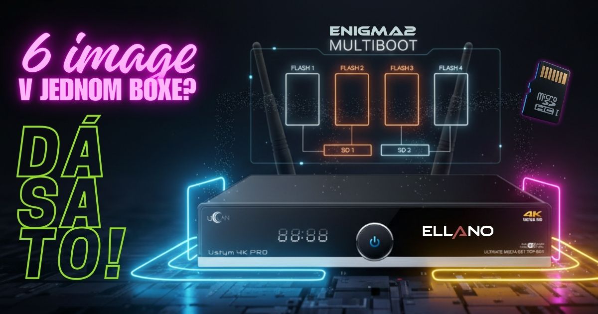 Enigma2 multiboot - rozšírenie slotov pomocou microSD