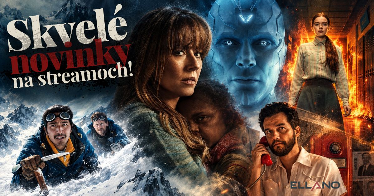 Postavy z nových thrillerov a seriálov spolu s horolezeckou výpravou na Everest