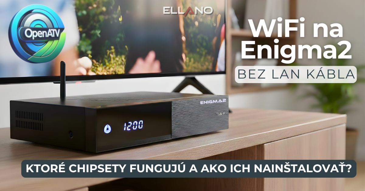 WiFi pripojenie satelitného prijímača Enigma2 pomocou USB adaptéra