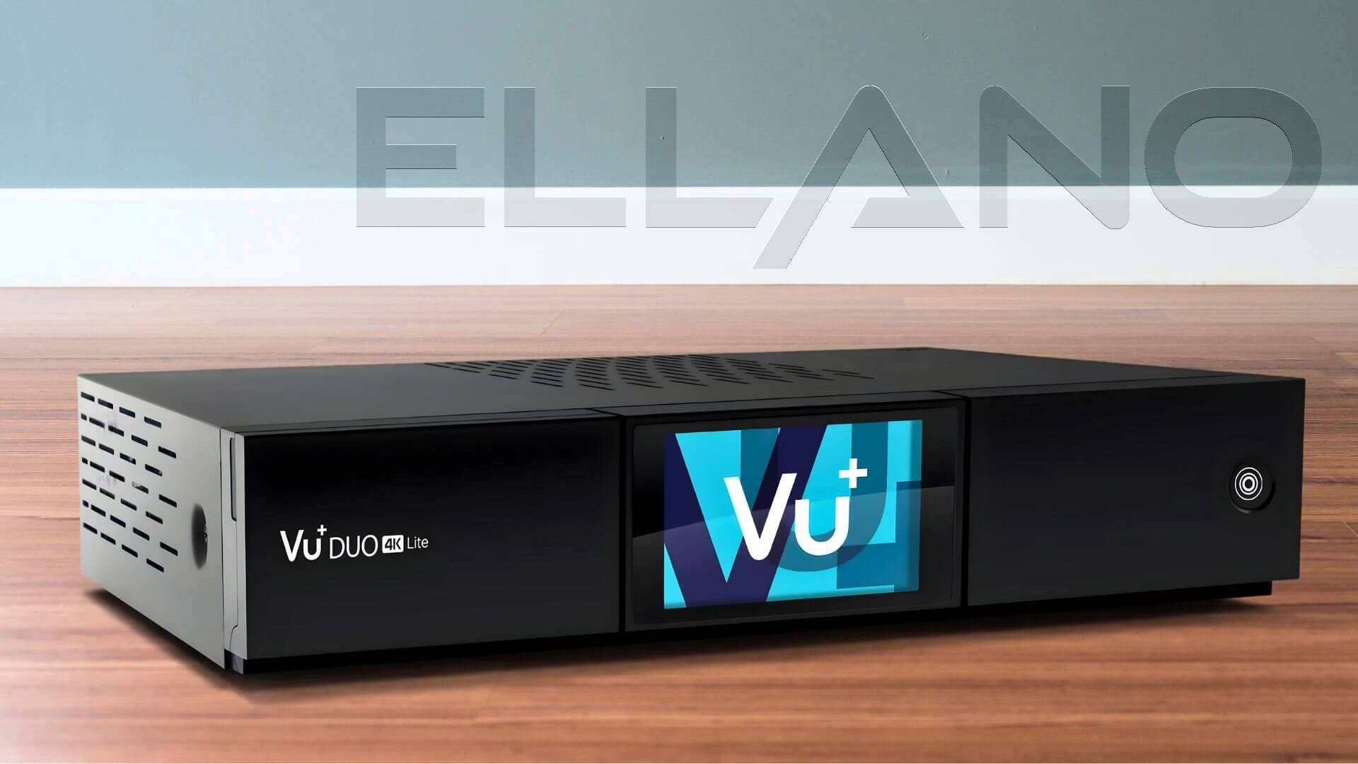 VU+ DUO 4K Lite predný panel s displejom