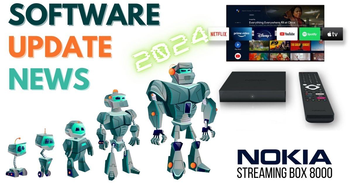 nokia streaming box 8000 update android 12 2024 654654