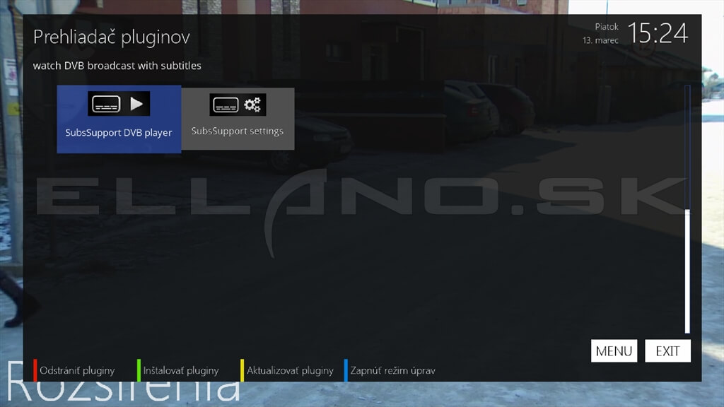 Pluginy v OpenATV 7.6 v prijímači Dreambox One 4K