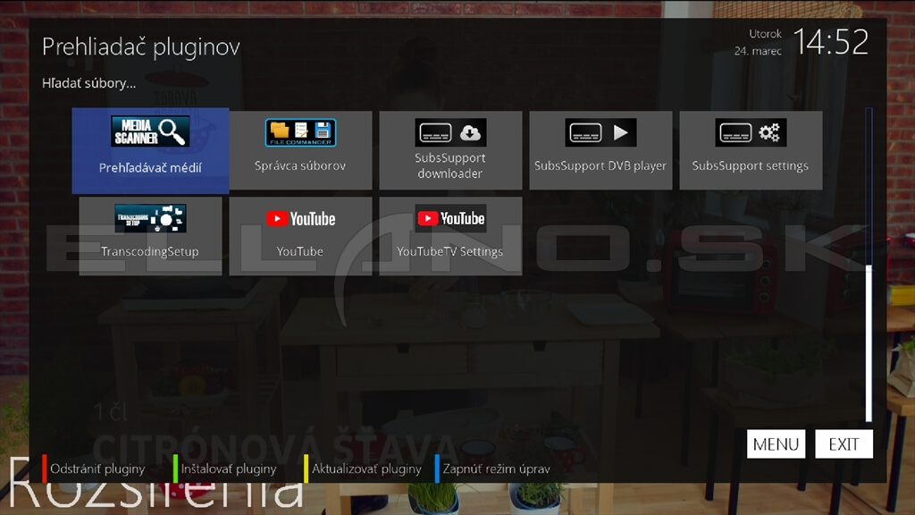 Pluginy Enigma2 v OpenATV 7.6 Gigablue UHD Quad 4K PRO