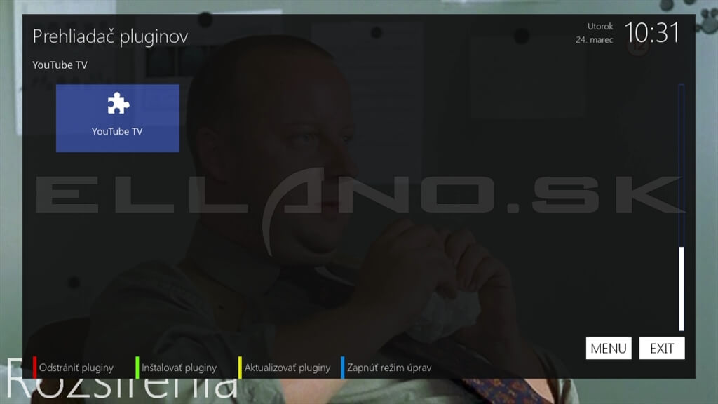 Nainštalované pluginy Enigma2 v OpenATV 7.6 Gigablue UHD TRIO 4K PRO