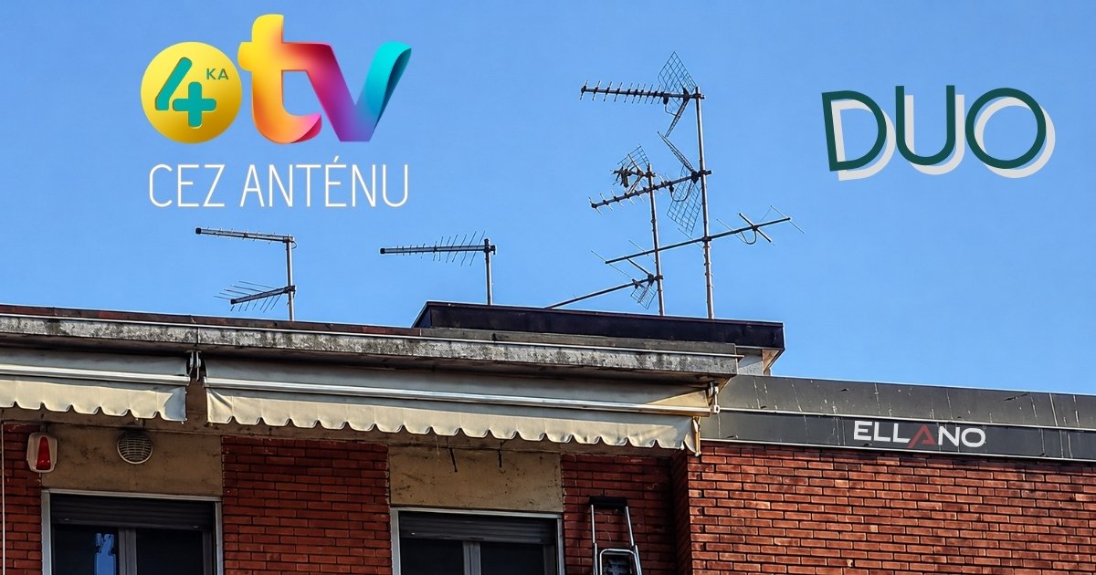 DUO režim 4ka TV cez anténu pre druhý televízor v domácnosti